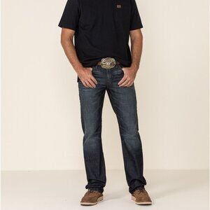 Moonshine Spirit Men's Decker Slim Straight Stretch Denim Jeans